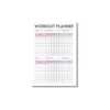 a4 fitness workout log printed — single page fitness organiser sheet (2)