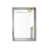 a4 home repair tracker printed — single page home organiser sheet