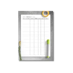a4 home repair tracker printed — single page home organiser sheet