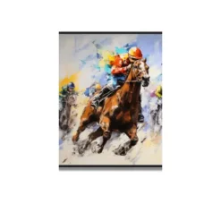 a4 horse race card sheet printed — single sheet horse print