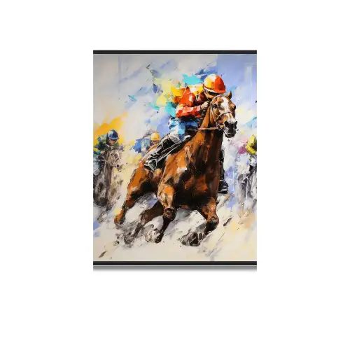 a4 horse race card sheet printed — single sheet horse print