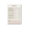 a4 house chore chart printed — single page house organiser sheet