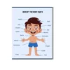 a4 human body worksheet printed — single sheet human practice (1)