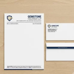 a4 letterhead with envelope combo 100 set