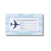 a4 luggage tag sheet a4 printed — single sheet luggage print