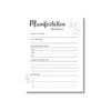 a4 manifestation sheet printed — single page manifestation organiser sheet
