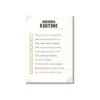 a4 morning routine planner printed — single page morning organiser sheet