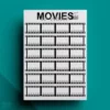 a4 movie watch list sheet printed — single page movie organiser sheet (1) (2)
