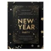 a4 new year eve party invite printed — single sheet new print