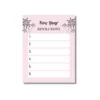 a4 new year resolution sheet printed — single page new organiser sheet