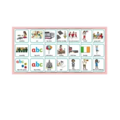 a4 sen visual timetable sheet printed — single sheet sen practice