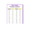 a4 spanish vocabulary sheet printed — single sheet spanish practice