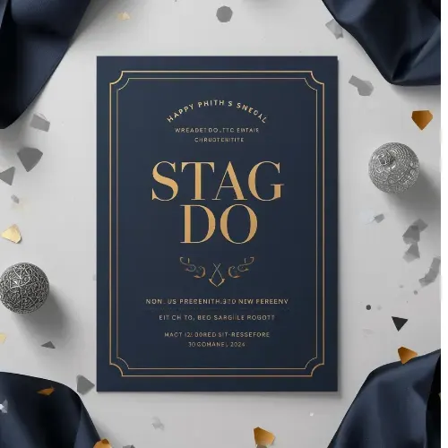 a4 stag do invitation printed — single sheet stag print (1)