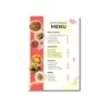 a4 takeaway menu flyer printed — single sheet business flyer leaflet (1)