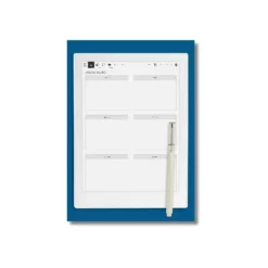 a4 vision board template printed — single page vision organiser sheet