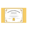 a4 volunteer appreciation award printed — single sheet volunteer print (2)