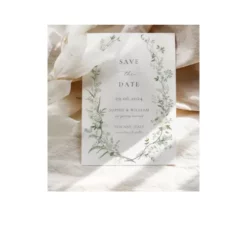 a4 wedding save the date printed — single sheet wedding print (1)
