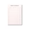 a4 weekly planner sheet printed — single page weekly organiser sheet