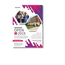 admission open a4 poster — schoolcollege