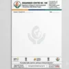 anganwadi centre letterhead a4 100