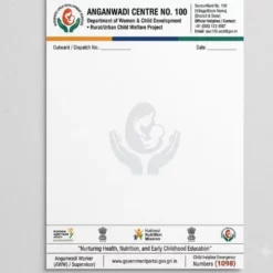 anganwadi centre letterhead a4 100