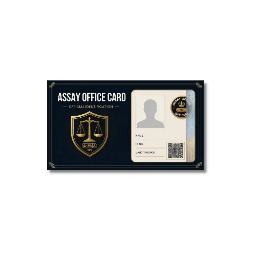 assay office card