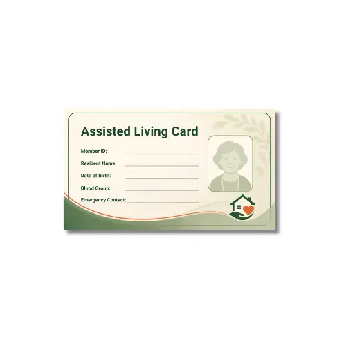 assisted living card