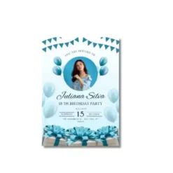 birthday party invitation a4 poster