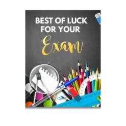 board exam best wishes a4 poster