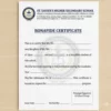 bonafide certificate letterhead a4