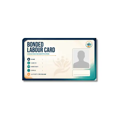 bonded labour card