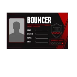 bouncers id card