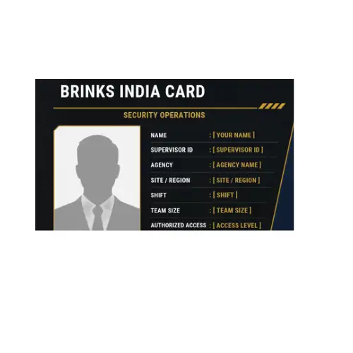 brinks india card