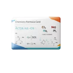 chemistry formula pvc card