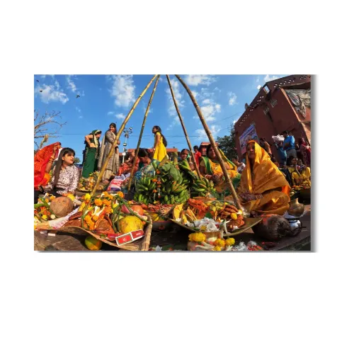 chhath puja village scene a4 ntr