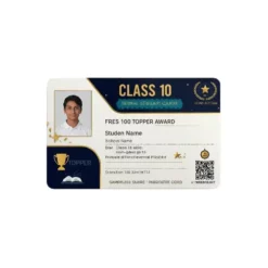 class 10 topper award pvc card