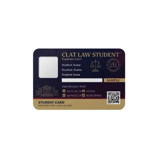 clat law student pvc card