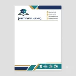 coaching institute letterhead a4 100