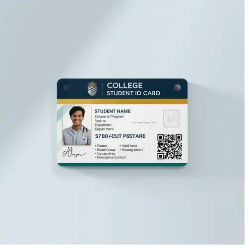 college student id card pvc