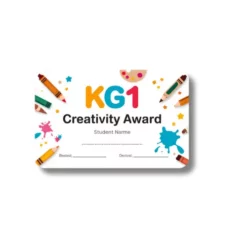 creativity award pvc card kg1 (1)