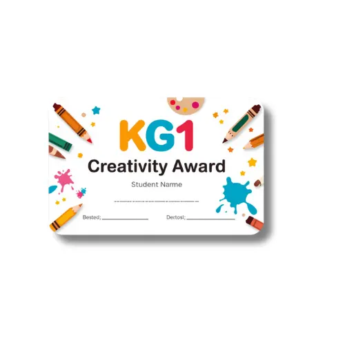 creativity award pvc card kg1 (1)