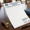 cs company secretary letterhead a4