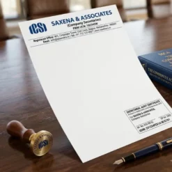 cs company secretary letterhead a4
