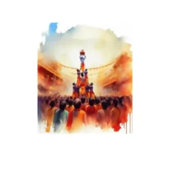 dahi handi gopal a4 poster