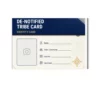 de notified tribe card