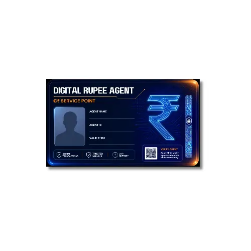 digital rupee agent card