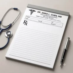 doctor clinic prescription pad a4 100 copies