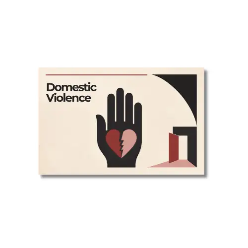 domestic violence card