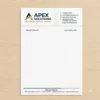 dual colour logo letterhead a4 100 copies