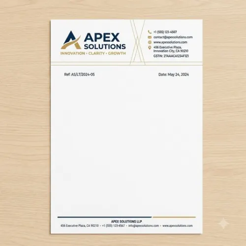 dual colour logo letterhead a4 100 copies